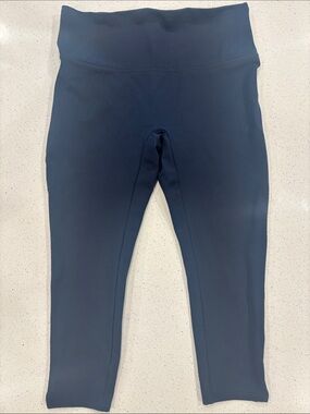 SPANX Women’s Navy Leggings with Wide Waistband, Size XXL Petite